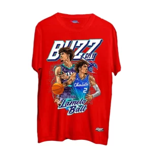 Buzz City T Shirt Red