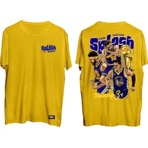 Dubnation Splash T Shirt - Mustard