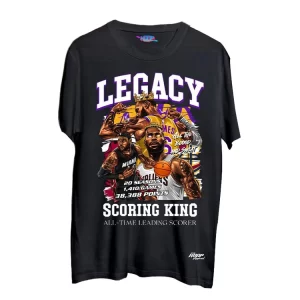 LeBron James Legacy T Shirt - Black