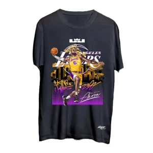 Lebron James Crown Shirt Black