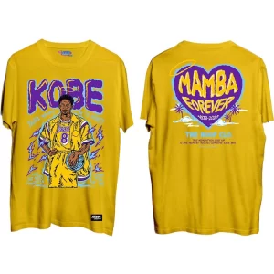 Kobe Mamba Forever T Shirt - Mustard