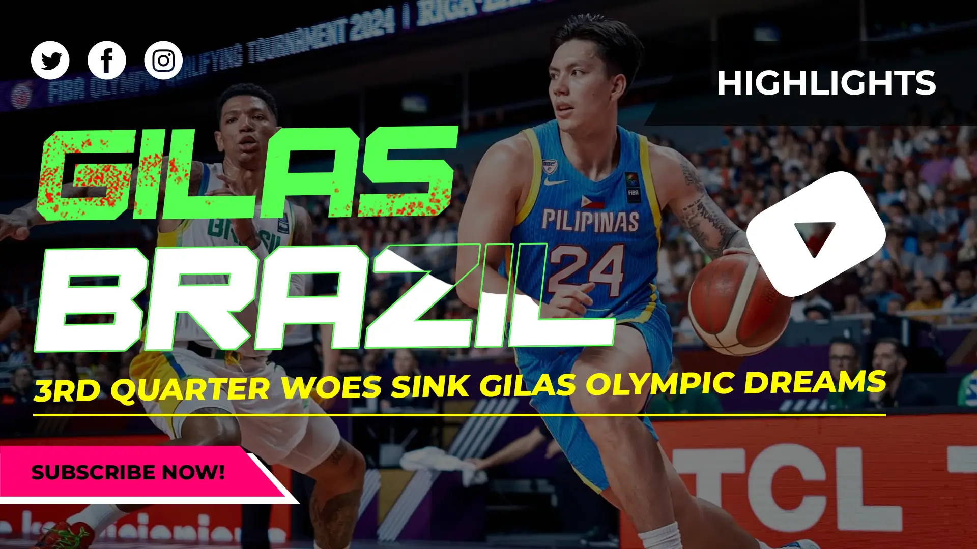 Gilas vs Brazil 2024 Highlights