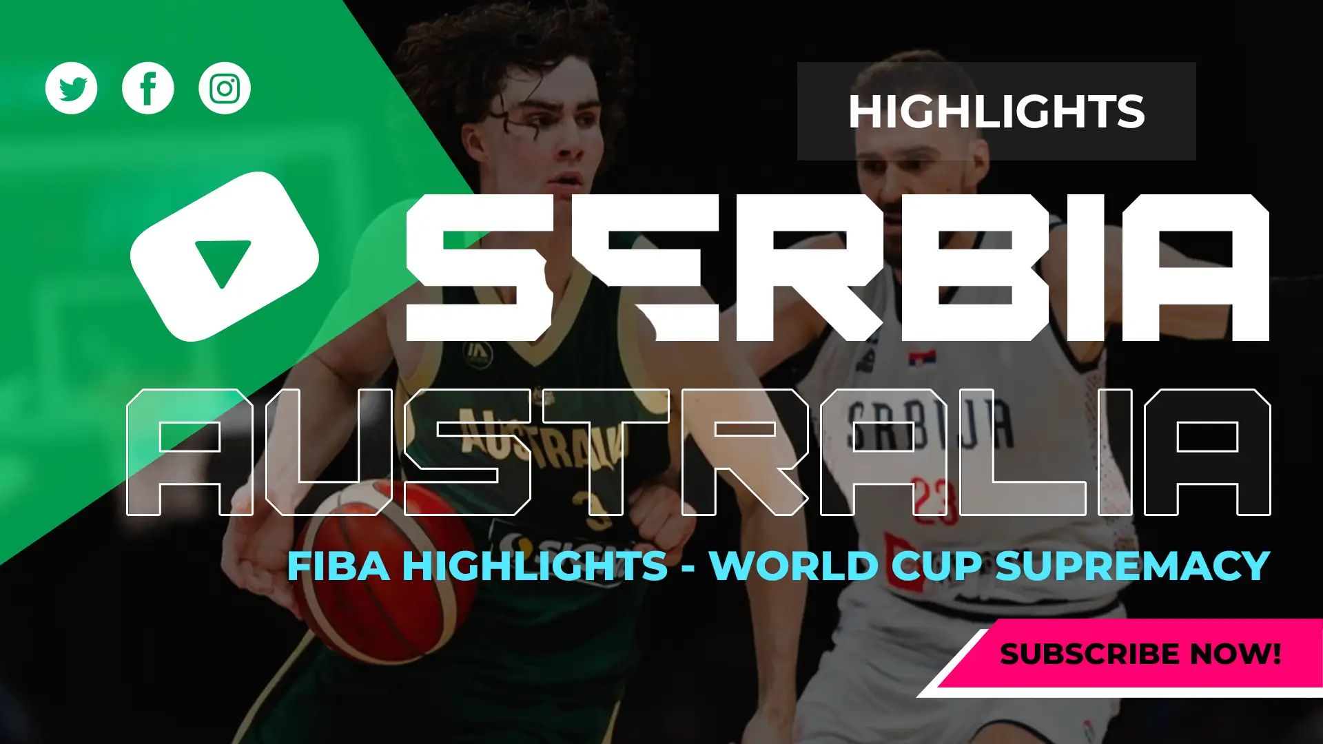 Serbia vs Australia FIBA HIghlights