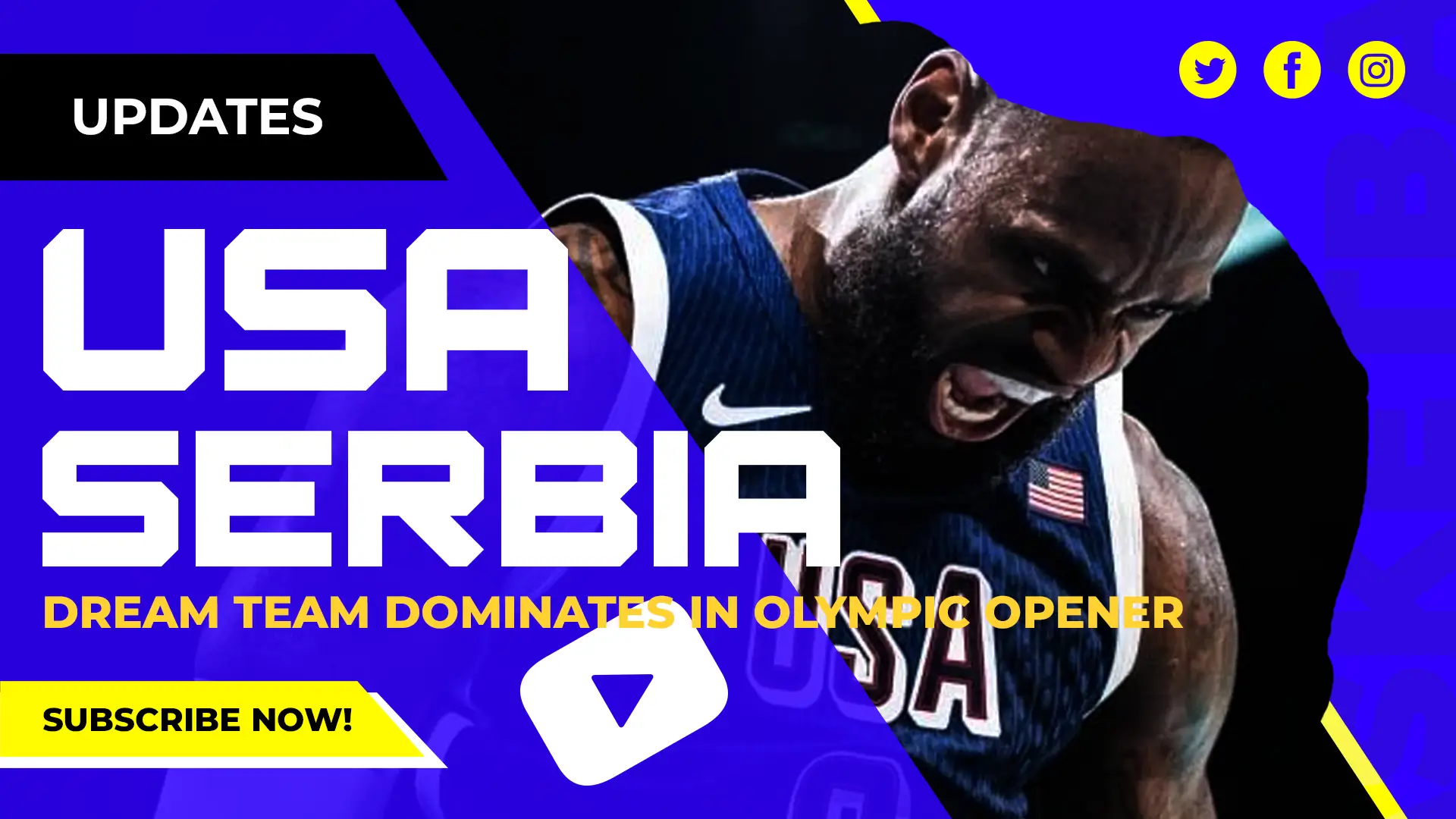 USA vs Serbia Basketball Olympics 2024