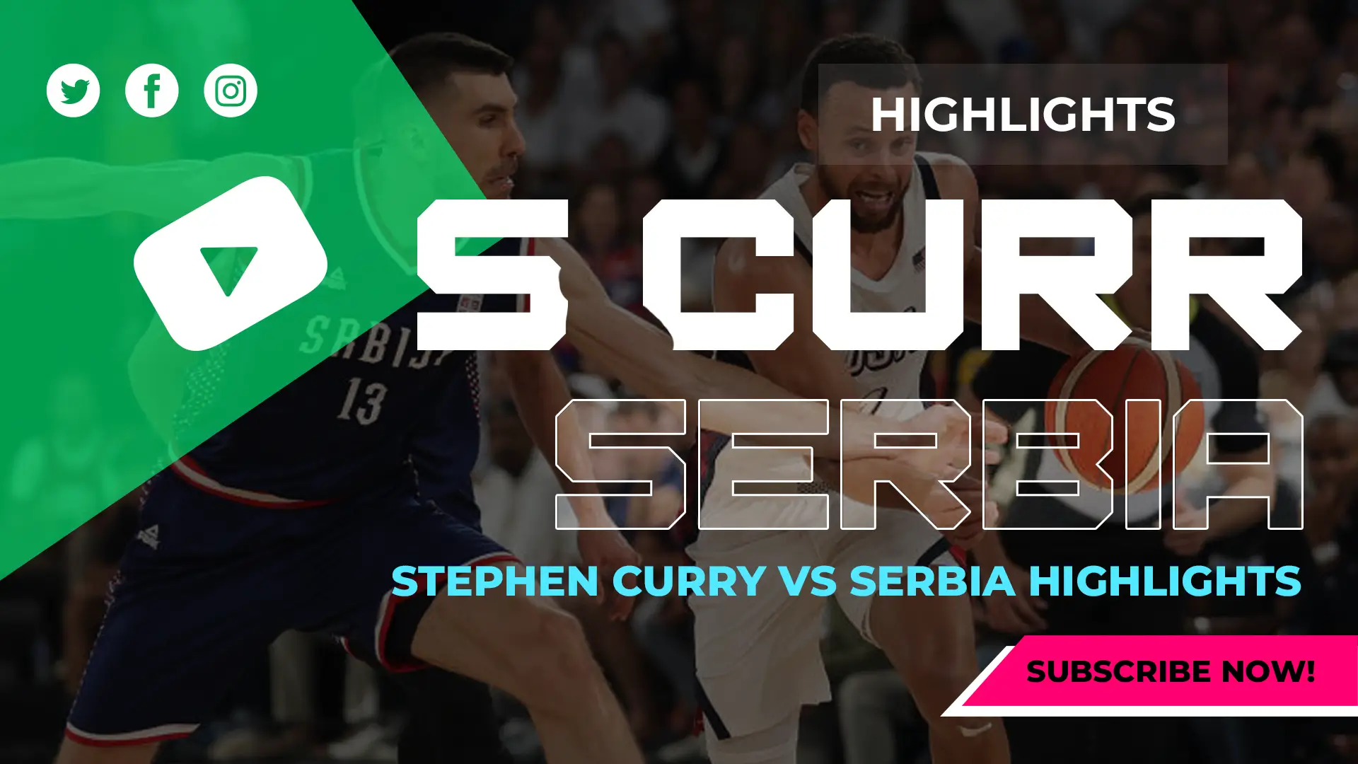 Stephen Curry vs Serbia