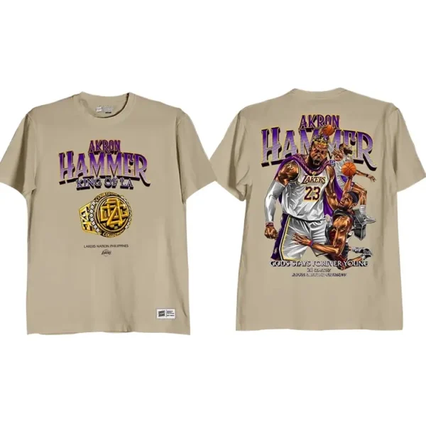 Akron Hammer King of LA Lebron James Khaki