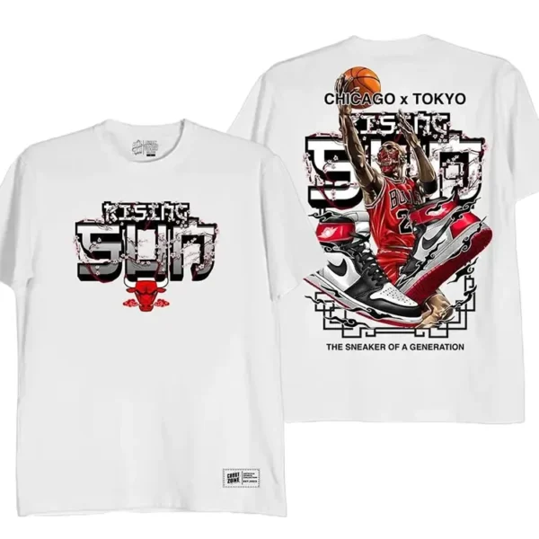 Michael Jordan Tokyo Shirt White