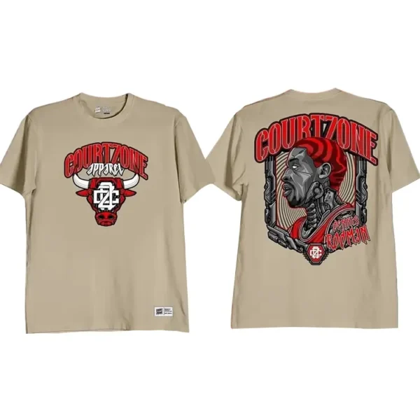 Cyborg Dennis Rodman Shirt Khaki