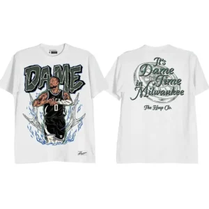 Dame Time Shirt Milwaukee White