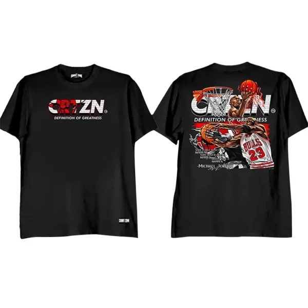 Greatness Michael Jordan Shirt Black