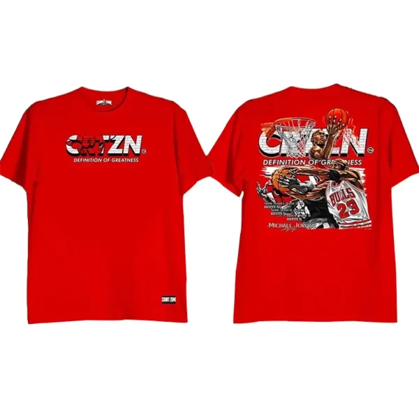 Greatness Michael Jordan Shirt Red