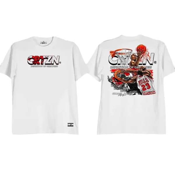 Greatness Michael Jordan Shirt White