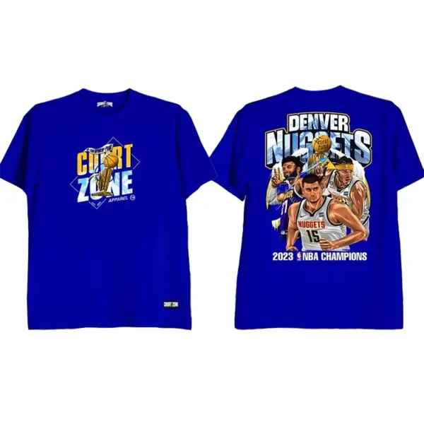 Denver Nuggets 2023 Champions Shirt Blue