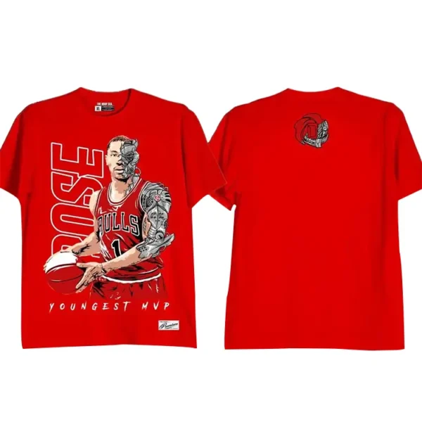 Derrick Rose Cyborg Shirt Red