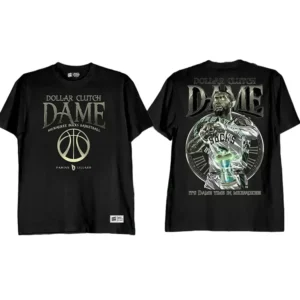 Dollar Clutch Dame Shirt Black