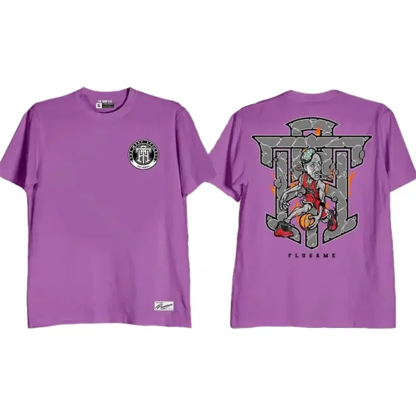 Flue Game Michael Jordan Shirt Lilac