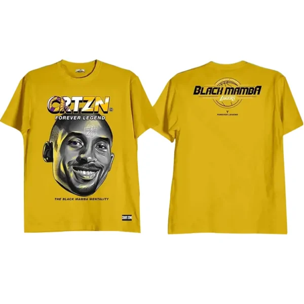 Forever Legend Kobe Bryant Shirt Mustard