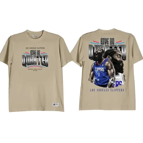 Give No Quarter T Shirt Hames Harden Khaki