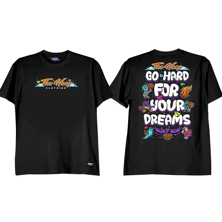 Go Hard for your Dreams Shirt Black