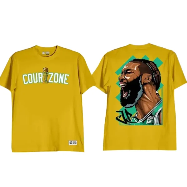 Jaylen Brown Courtzone Apparel Mustard