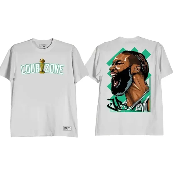 Jaylen Brown Courtzone Apparel White