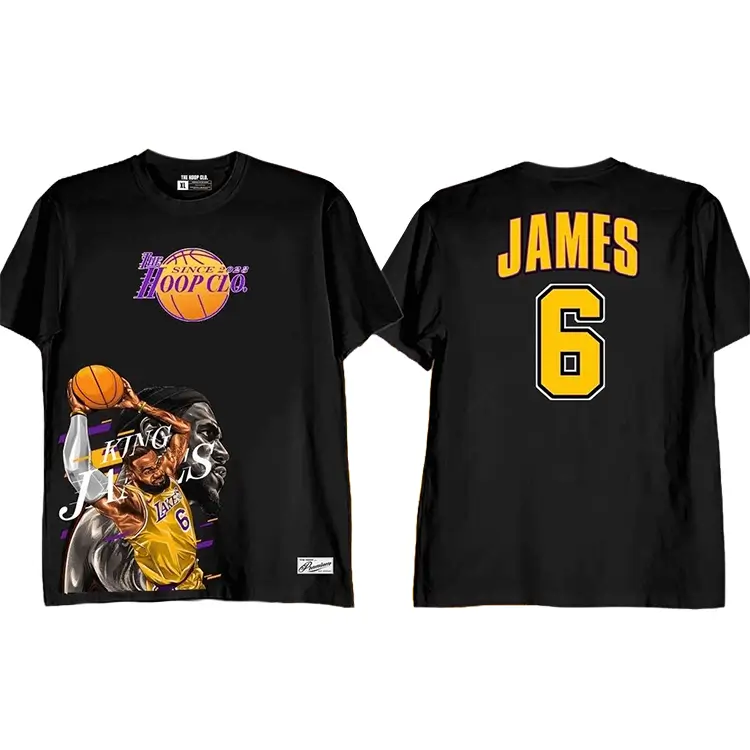 King James Jersey Shirt Black