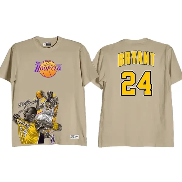 Kobe Bryant Jersey Shirt Khaki