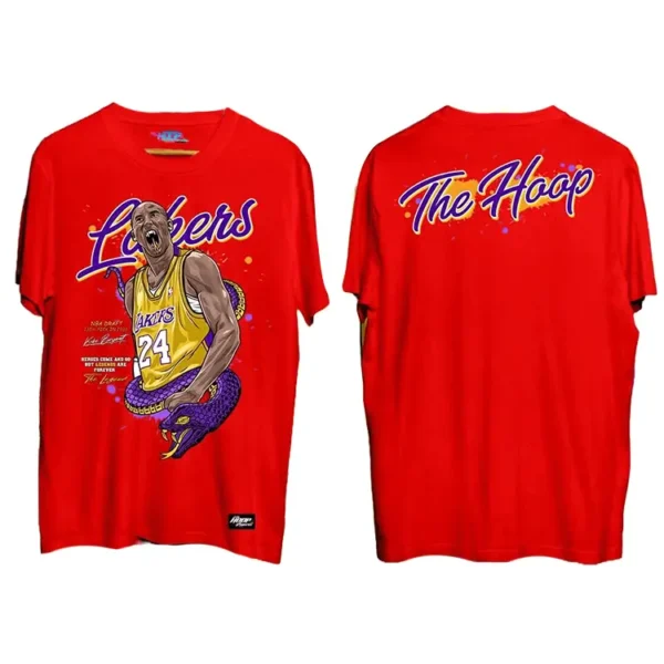 Kobe Mamba 24 Snake Shirt Red