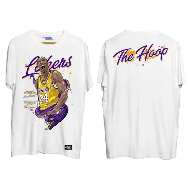 Kobe Mamba 24 Snake Shirt White