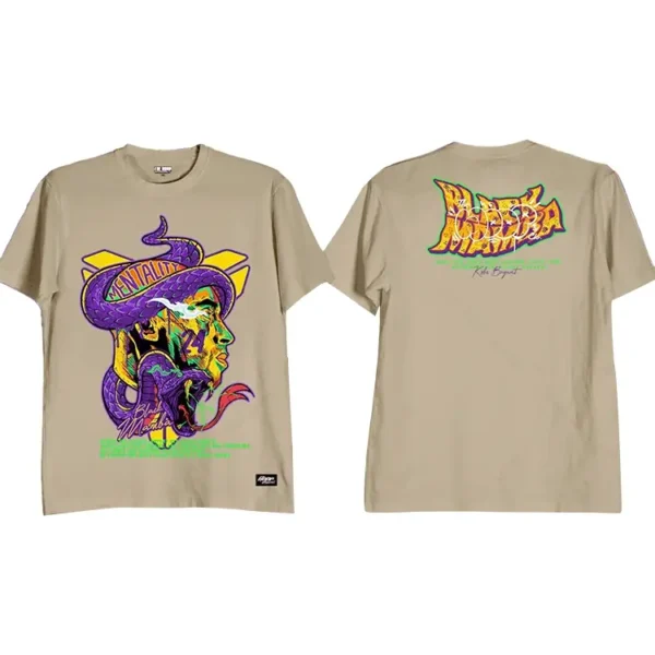 Kobe Mamba Mentality Head Snake Shirt Khaki