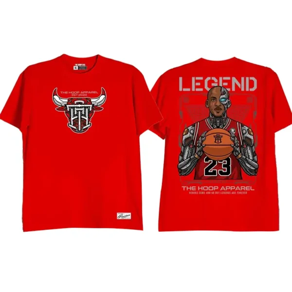 Legend Michael Jordan Mech Shirt Red