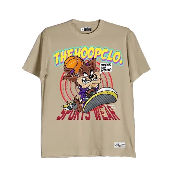 Looney Tunes Tazmania Shirt Khaki