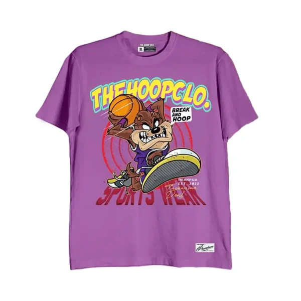 Looney Tunes Tazmania Shirt Lilac