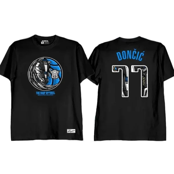 Luka Doncic Mecha Shirt Black