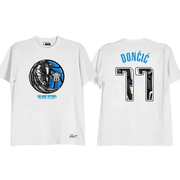 Luka Doncic Mecha Shirt White