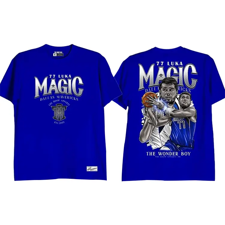 Luka Magic Dallas Mavericks Shirt Blue