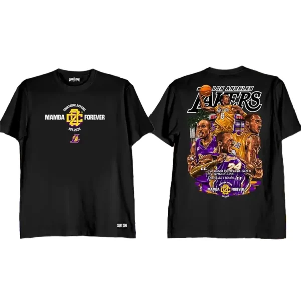 Mamba Forever Los Angeles Lakers Black