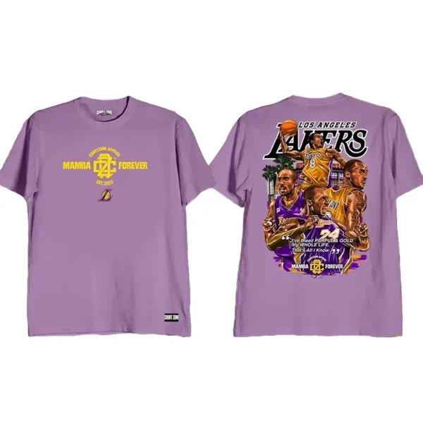 Mamba Forever Los Angeles Lakers Lilac