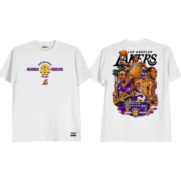 Mamba Forever Los Angeles Lakers White