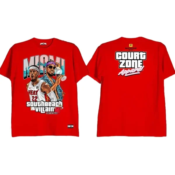 South Beach Villain Shirt Red