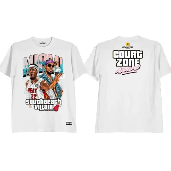 South Beach Villain Shirt White