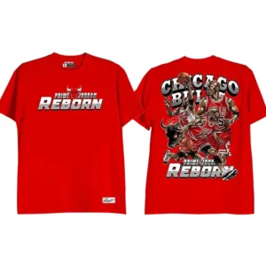 Prime Jordan Reborn Chicago Bulls Shirt Red