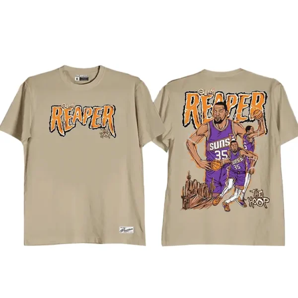 Slim Reaper Suns Kevin Durant Shirt Khaki