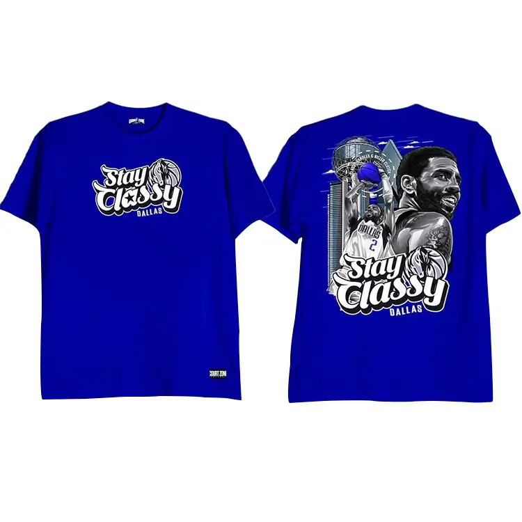 Stay Classy Dallas Kyrie Irving Shirt Blue