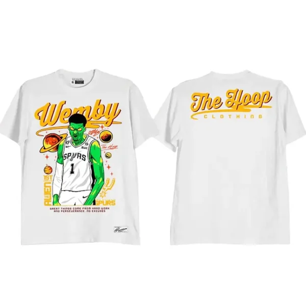 The Alien Victor Wembanyama Shirt White