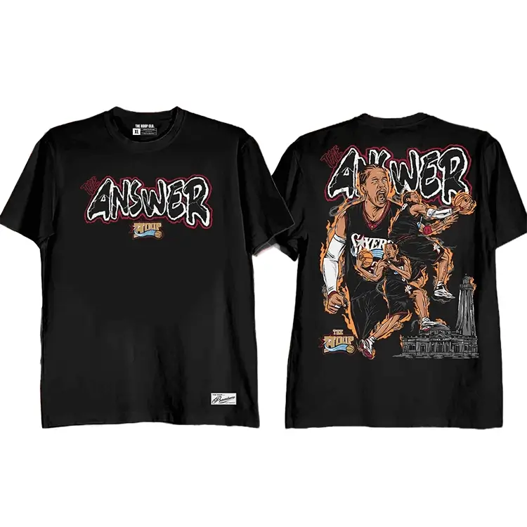 The Answer Allen Iverson Shirt Black