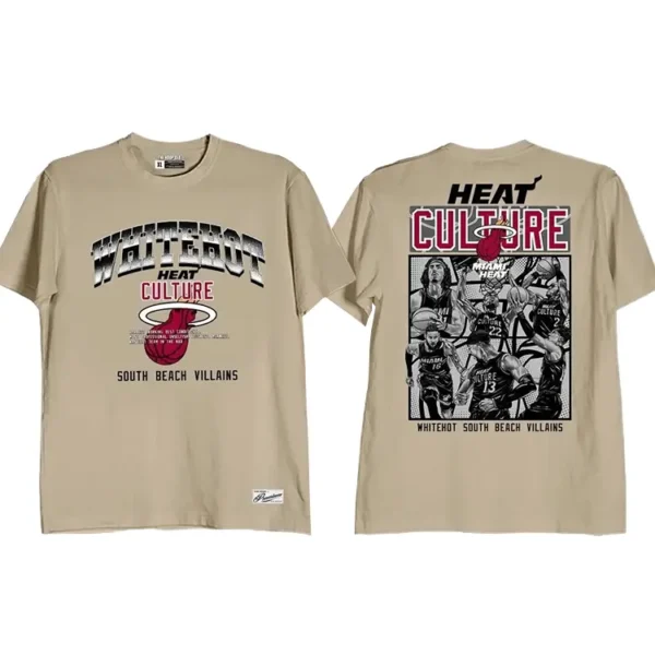 White Hot Heat Culture Shirt Khaki