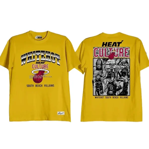 White Hot Heat Culture Shirt Mustard