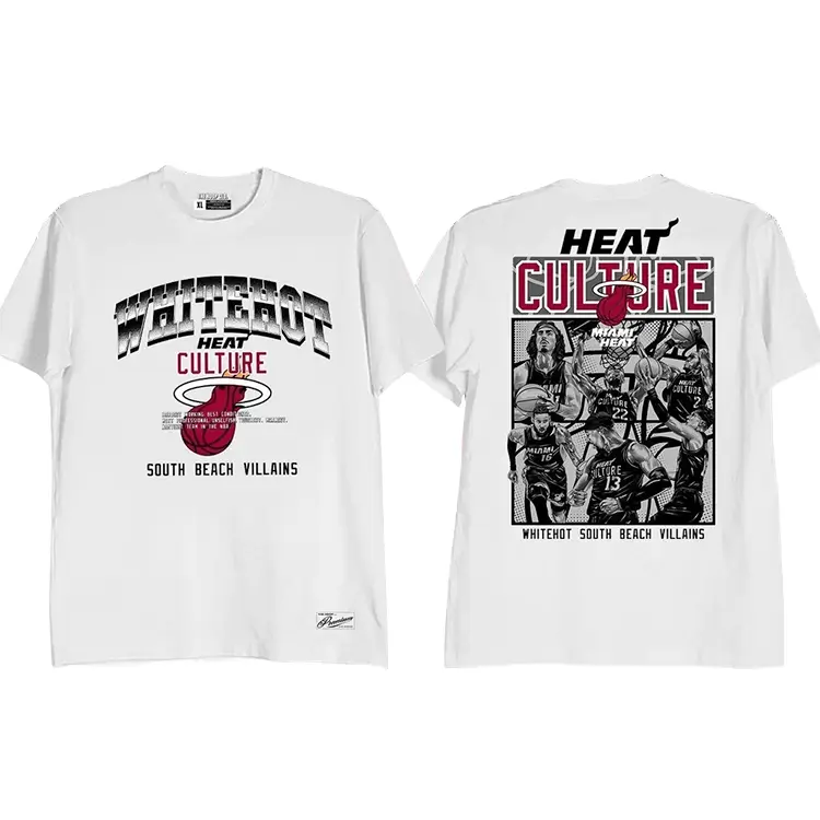 White Hot Heat Culture Shirt White